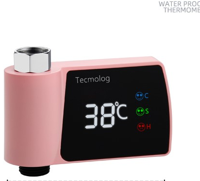 Plastic Visual bathroom Shower Faucet No Power Consumption Water Thermometer Bath