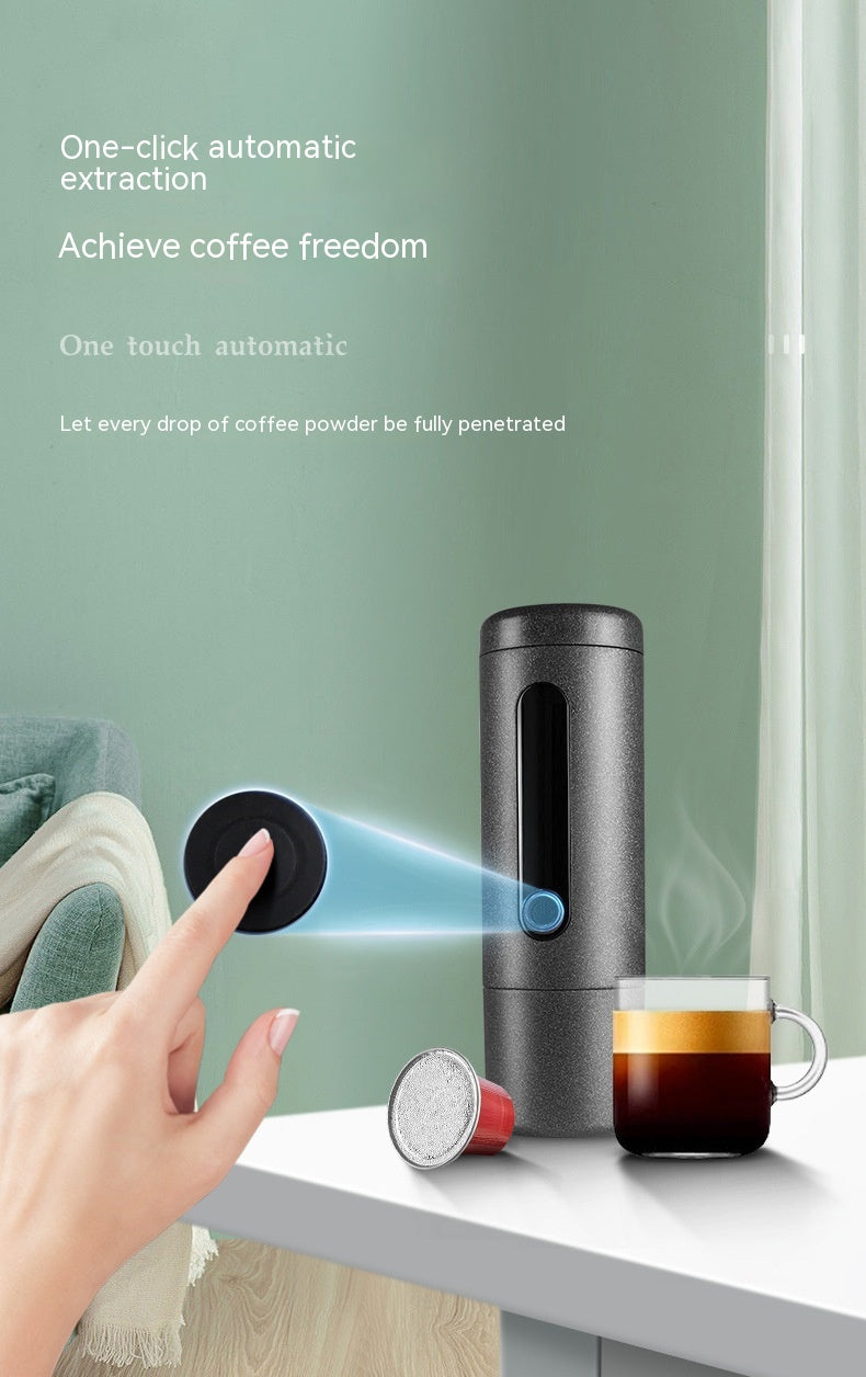 Coffee Machine kitchen Travel Portable Outdoor Small Concentrated Mini Capsule Ground Coffee Dual-use