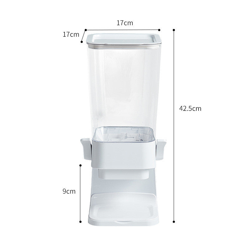 Countertop kitchen Cereal Dispenser Indispensable Dry Food Dispenser Countertop Cereal Container For Candy Dispenser Large Capacity Food Kitchen Gadgets