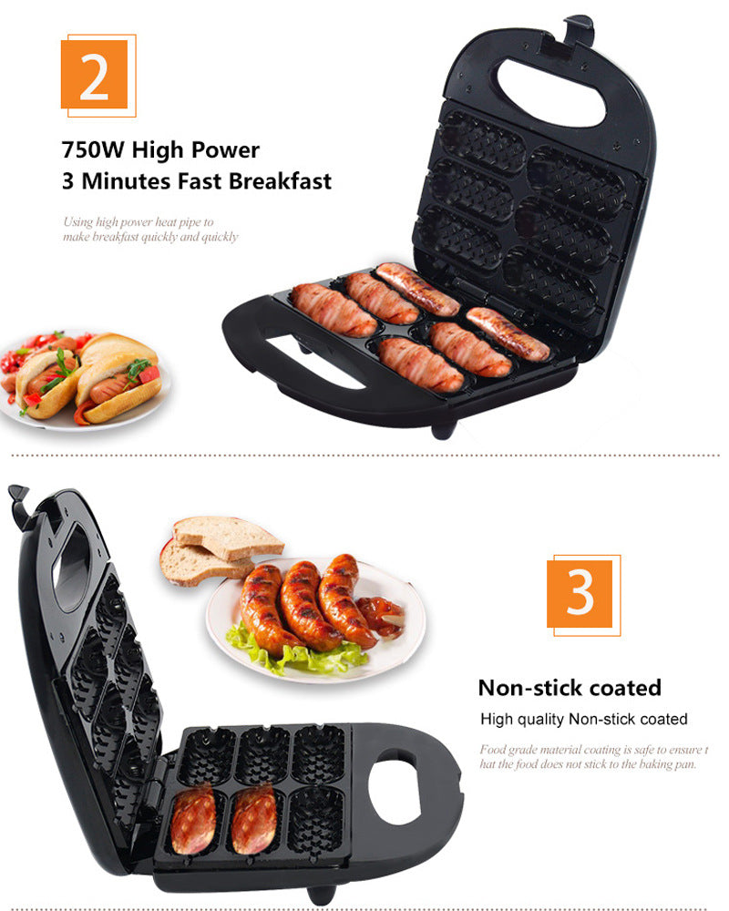 Home kitchen Hot Dog Roast Sausage Frying Machine Kitchen Gadgets