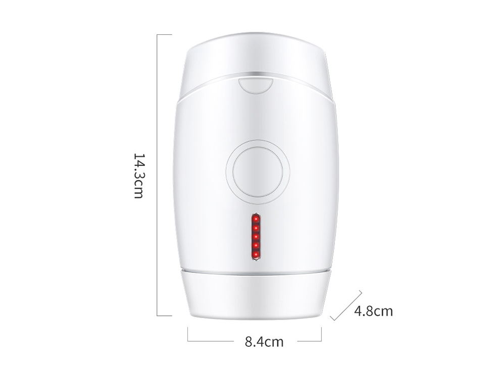 Home laser hair removal instrument body