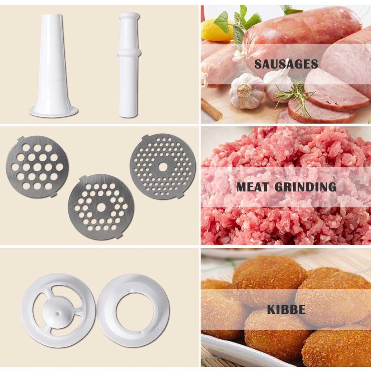 Electric kitchen multifunctional meat grinder