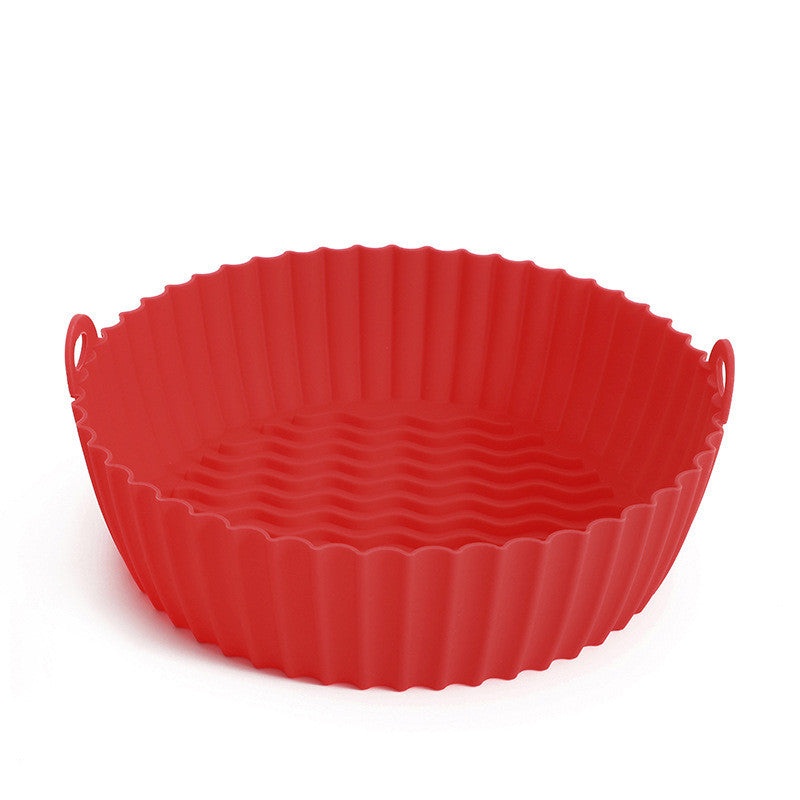 Silicone Basket kitchen Pot Tray Airfryer Liner For Air Fryer Reusable Container Accessories Pan Baking Mold Canister Shape Protector