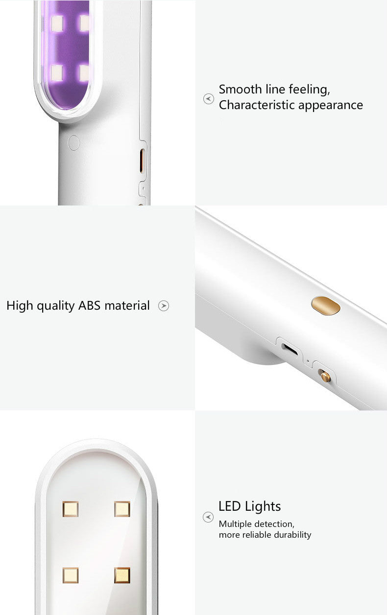 Ultraviolet ray appliances Sterilization Lamp Light Disinfection Portable UV Hand-Held Household Travel Small Sterilization Lamp Sterilizer