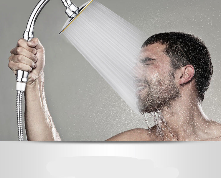 Shower bathroom Head 6inch Pressurized Hand-held Overhead Universal Shower Head Shower Set