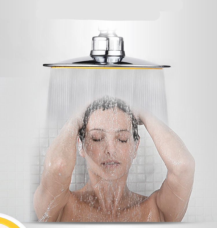 Shower bathroom Head 6inch Pressurized Hand-held Overhead Universal Shower Head Shower Set