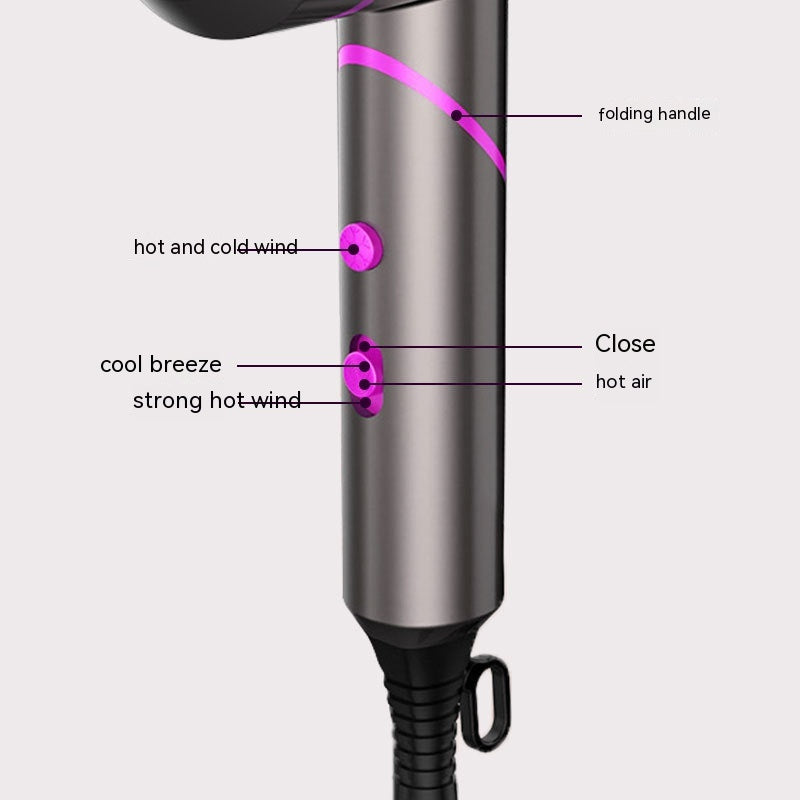 Folding body Anion High Power Constant Temperature Hair Dryer