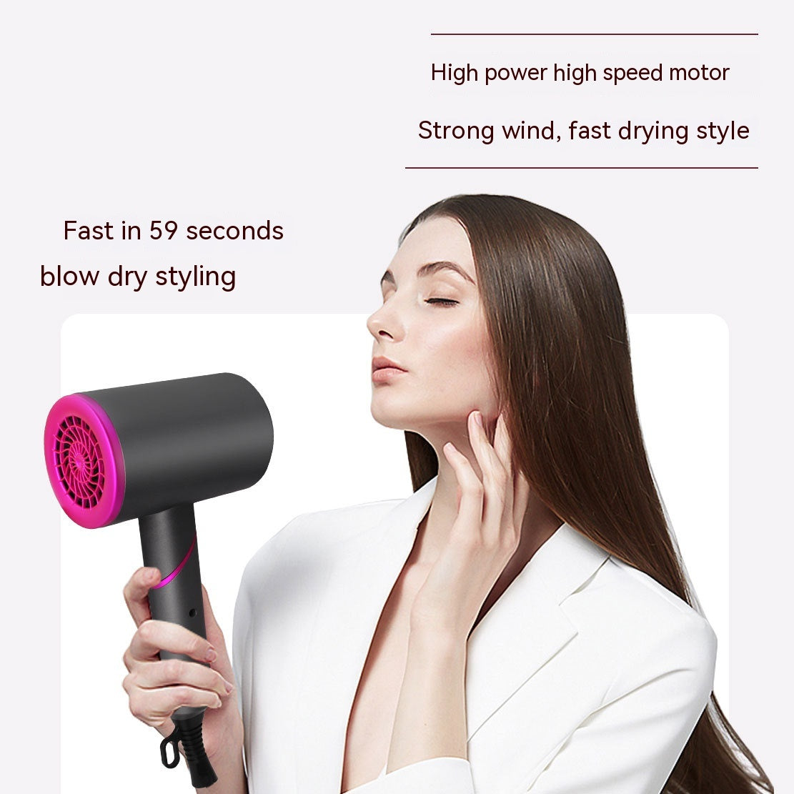 Folding body Anion High Power Constant Temperature Hair Dryer