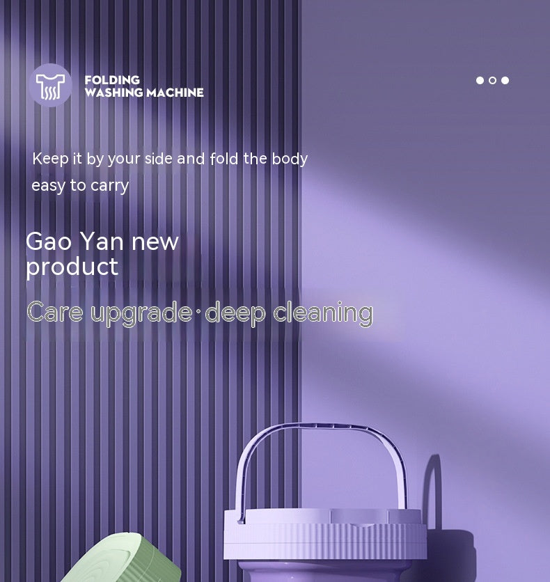 Plastic Folding appliances Washing Machine Automatic Washing Underwear Panty Socks Baby Pet Clothes Dormitory Washing Integrated