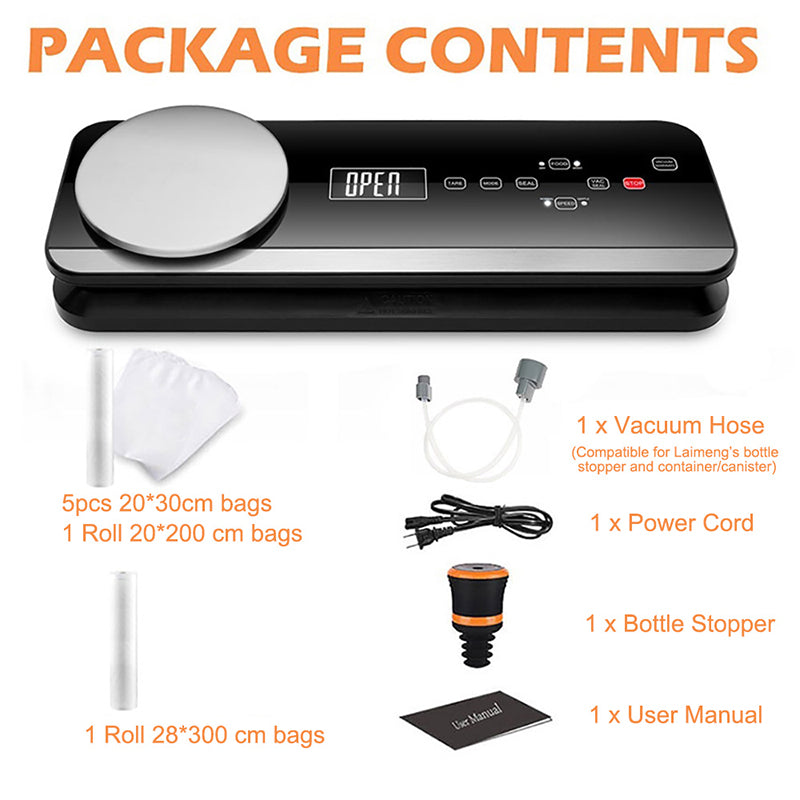 Automatic appliances Vacuum Sealer, Vacuum Packing Machine, Packaging For Kitchen