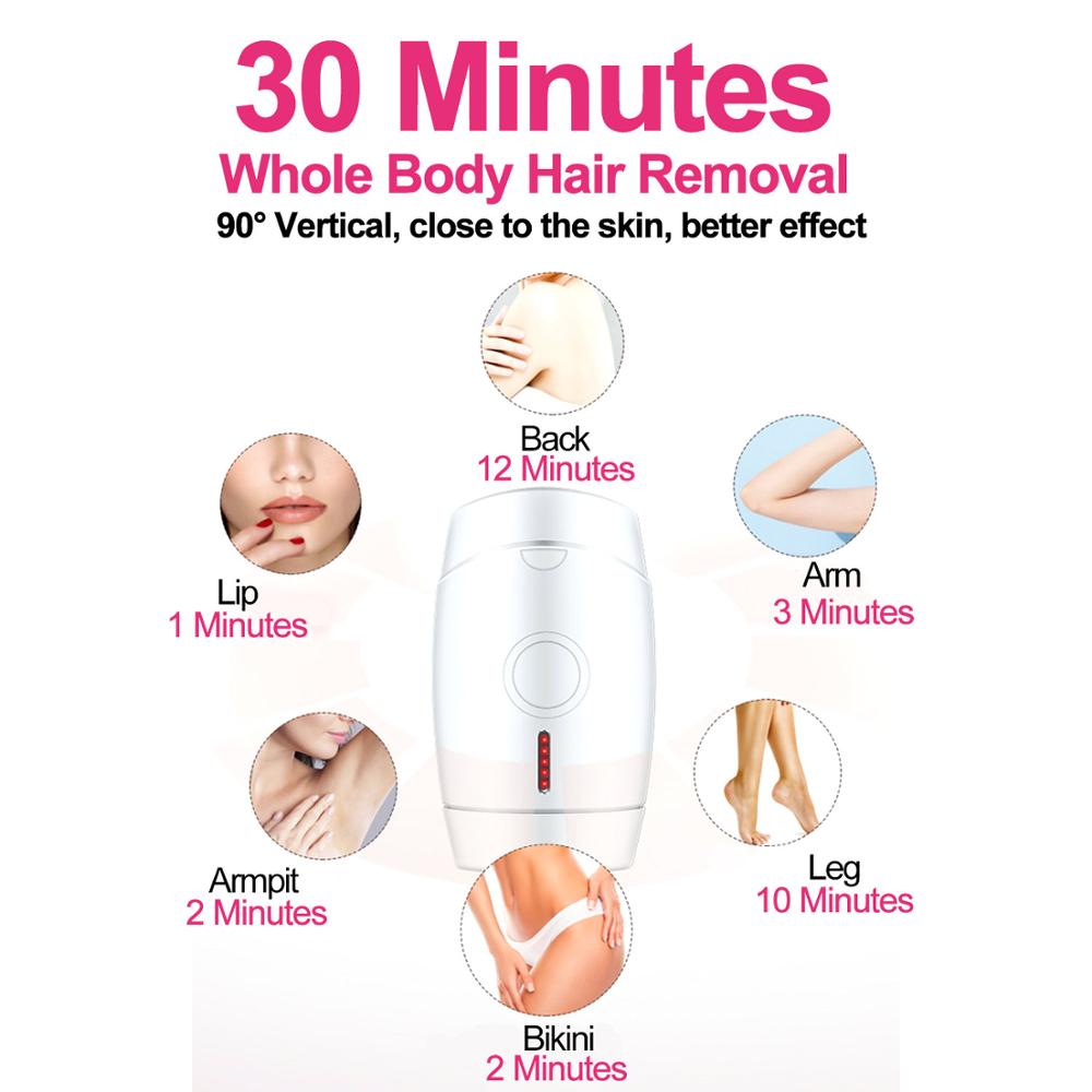 Home laser hair removal instrument body