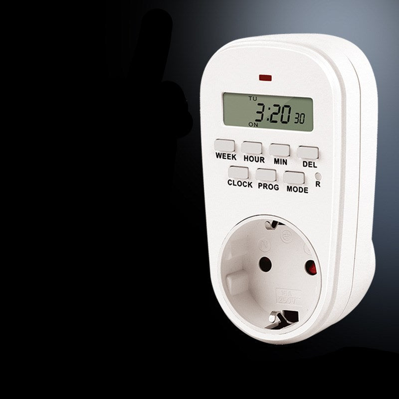 Digital timer timing programming socket