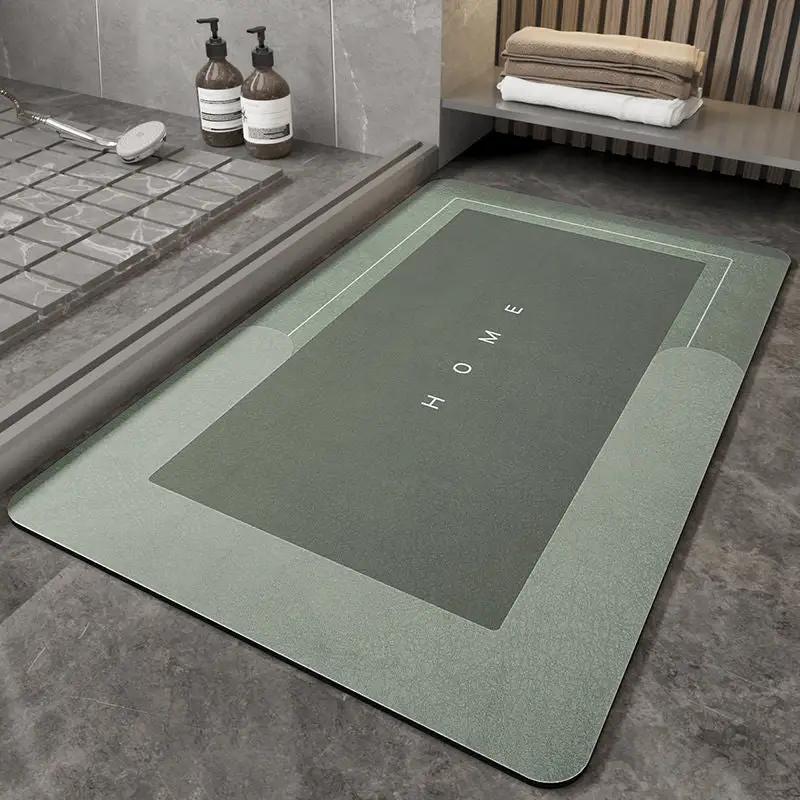 Napa Skin Super Absorbent Bathroom Mat Quick Drying Bathroom Rug Modern Simple Non-slip Floor Carpets Home Oil-proof Kitchen Mat