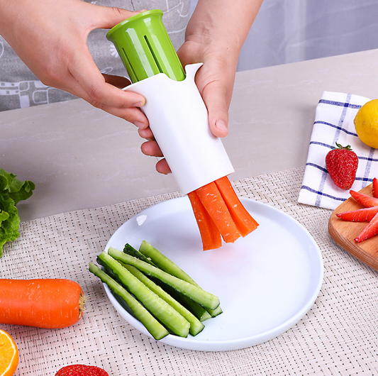 Creative kitchen Vegetable Cutters Fruit Kitchen Cucumber Carrot Divider Strawberry Slicer Splitter Kitchen Gadget Accessories