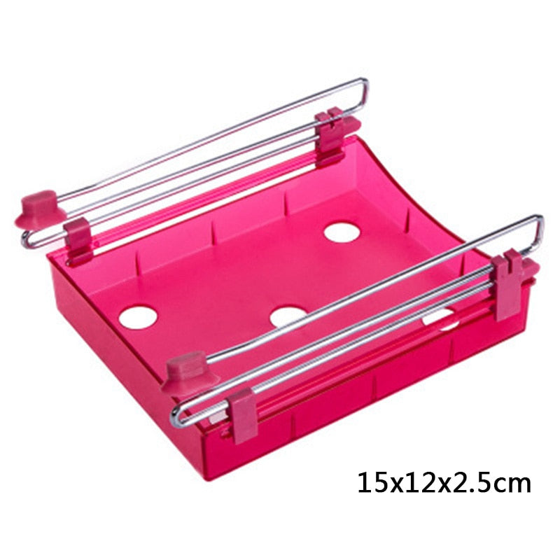 Hanging Plastic kitchen Refrigerator Clapboard Storage Rack Kitchen Supplies