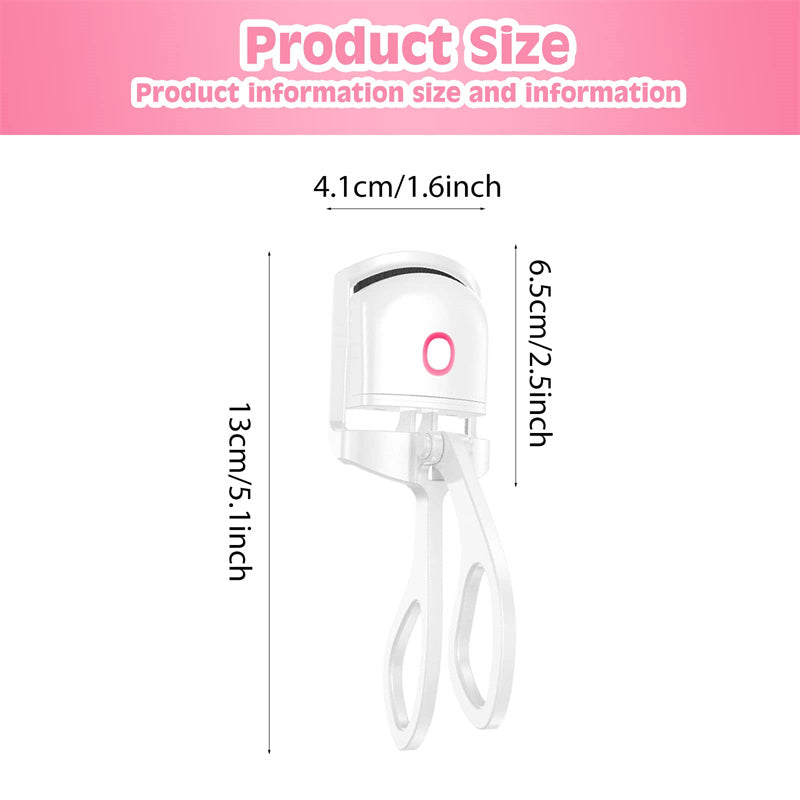 Heated body Eyelash Curler Electric Temperature Control Mini Eyelash Curler Electric Portable Charging
