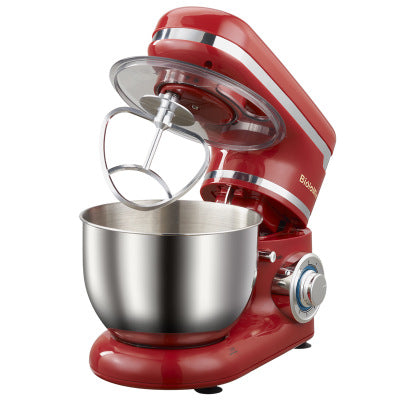 1200W 4L Stainless kitchen Steel Bowl 6-speed Kitchen Food Stand Mixer Cream Egg Whisk Blender Cake Dough Bread Mixer Maker Machine