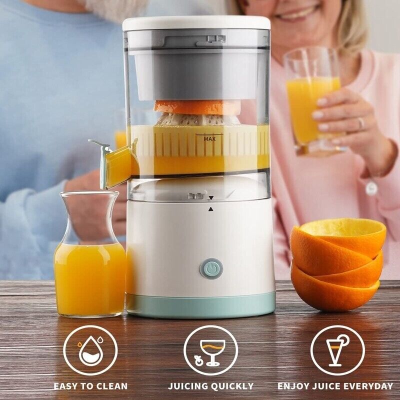 Electric kitchen Fruit Juicer Squeezer - Portable Wireless Machine For Orange Lemon USA
