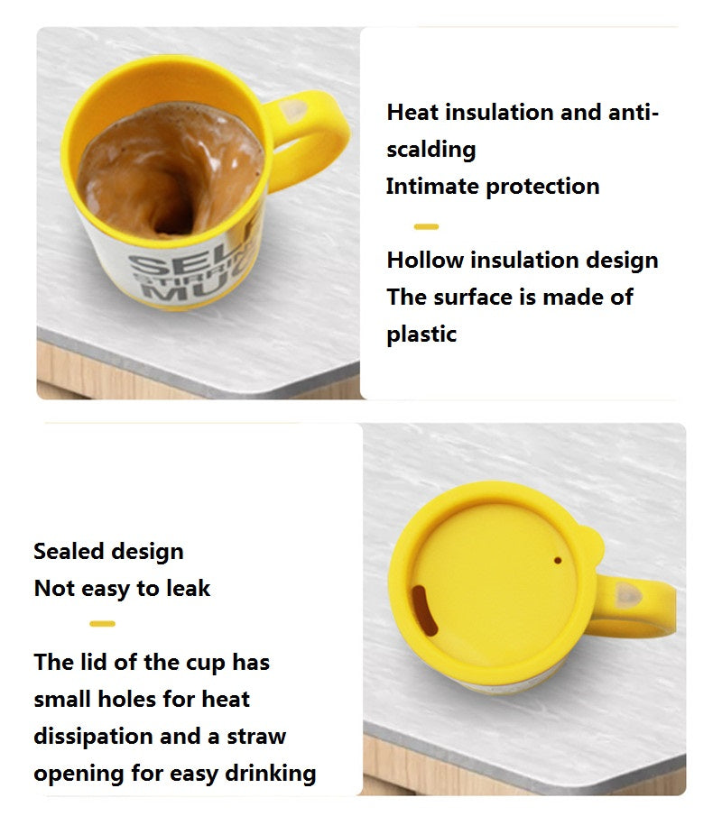 Automatic kitchen Lazy Self Stirring Magnetic Mug Creative 304 Stainless Steel Coffee Milk Mixing Cup Blender Smart Mixer Thermal Cup