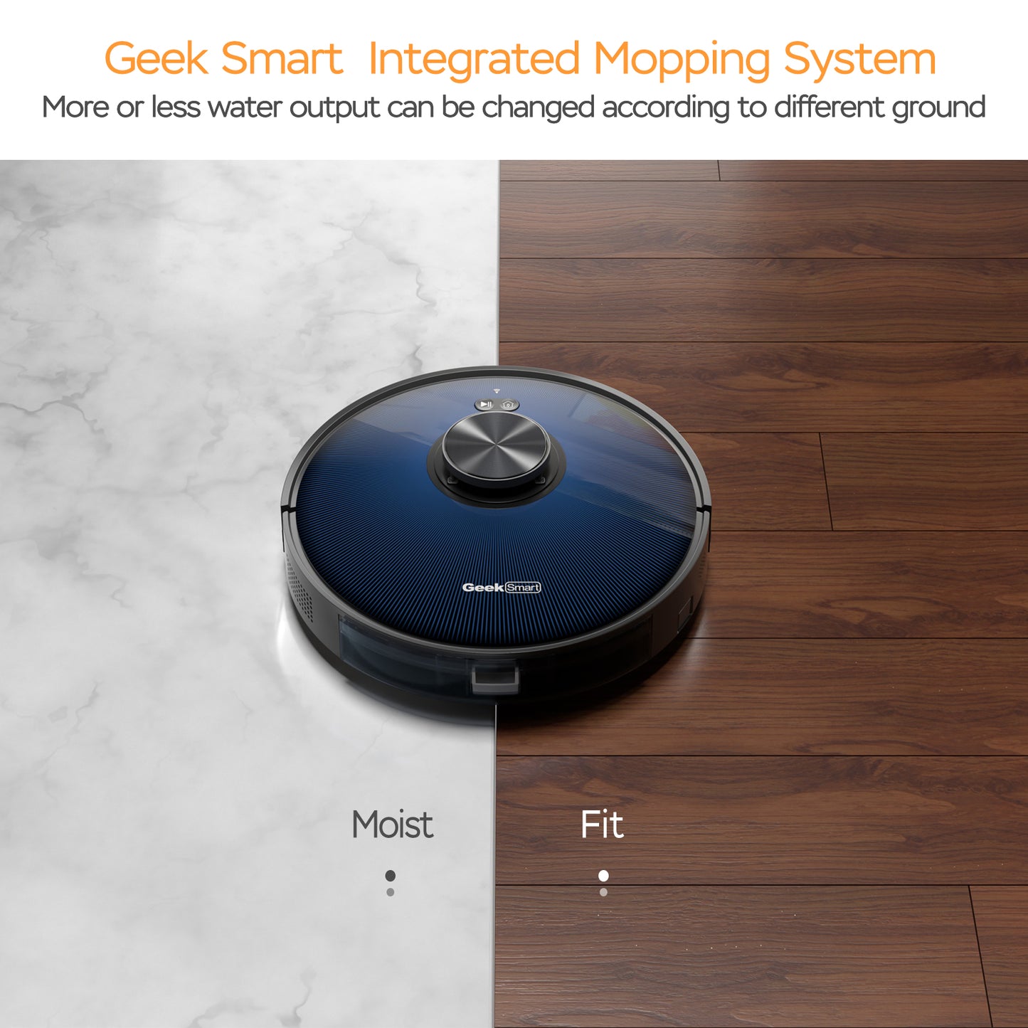 Geek appliances Smart L7 Robot Vacuum Cleaner And Mop, LDS Navigation, Wi-Fi Connected APP, Selective Room Cleaning,MAX 2700 PA Suction, Ideal For Pets And Larger Home Banned From Selling On Amazon