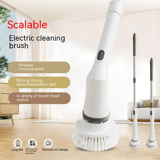Electric appliances Scrubber Cleaning Wall Long Handle Elbow Telescopic Multifunction Cleaning Brush