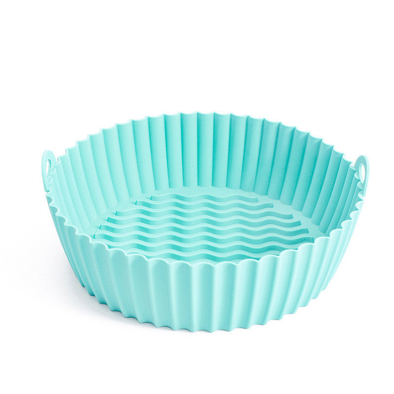 Silicone Basket kitchen Pot Tray Airfryer Liner For Air Fryer Reusable Container Accessories Pan Baking Mold Canister Shape Protector