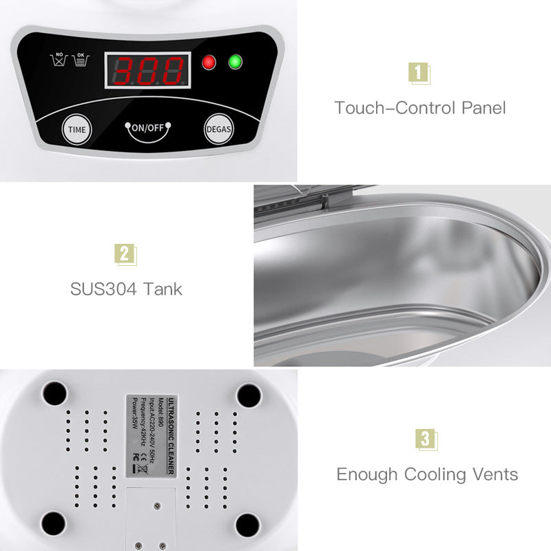 Ultrasonic cleaning machine for home appliances