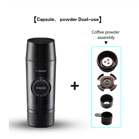 Mini Espresso Coffee Maker kitchen Portable Rechargeable  Mech
