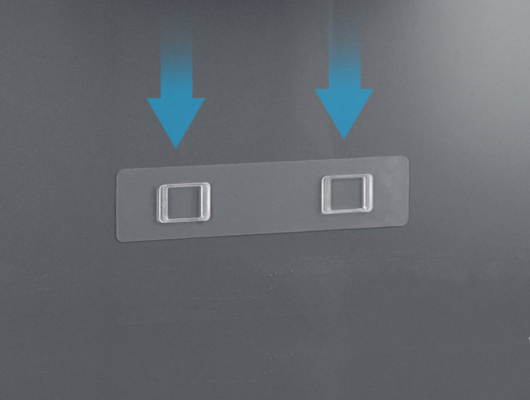 Non-marking Hanging Magnetic bathroom Toothbrush Holder Single Drawer Storage Rack With Toothpaste Squeezer Toiletry Set