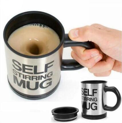 Automatic kitchen Lazy Self Stirring Magnetic Mug Creative 304 Stainless Steel Coffee Milk Mixing Cup Blender Smart Mixer Thermal Cup