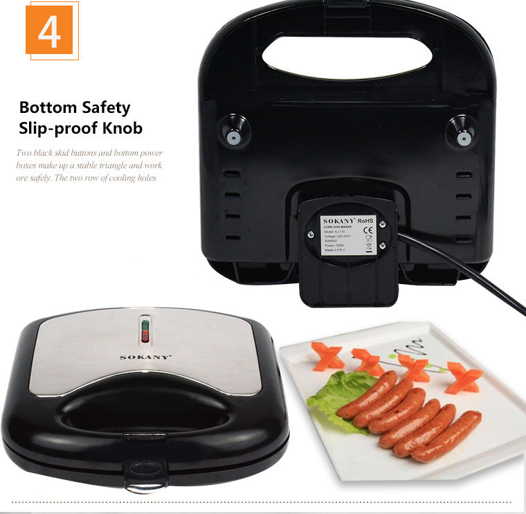 Home kitchen Hot Dog Roast Sausage Frying Machine Kitchen Gadgets
