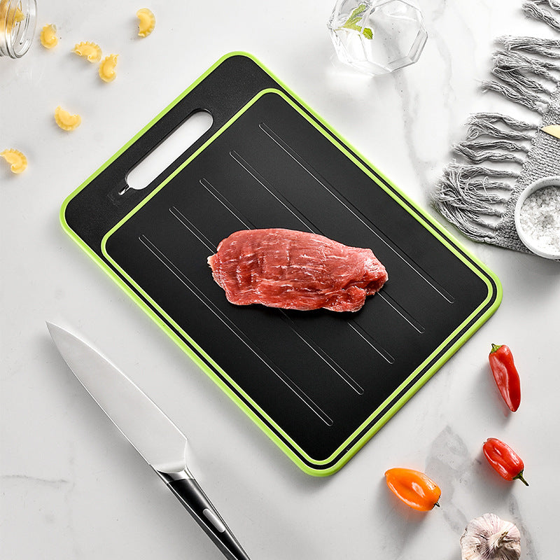 Double-side kitchen  Cutting Board With Defrosting Function Chopping Board Kitchen Grinding Cutting Board With Knife Sharpener