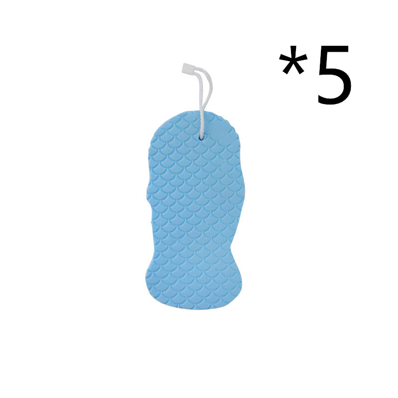 3D Body Rubbing Sponge bethroom Fish Scale Pattern Three-dimensional Bath Ball