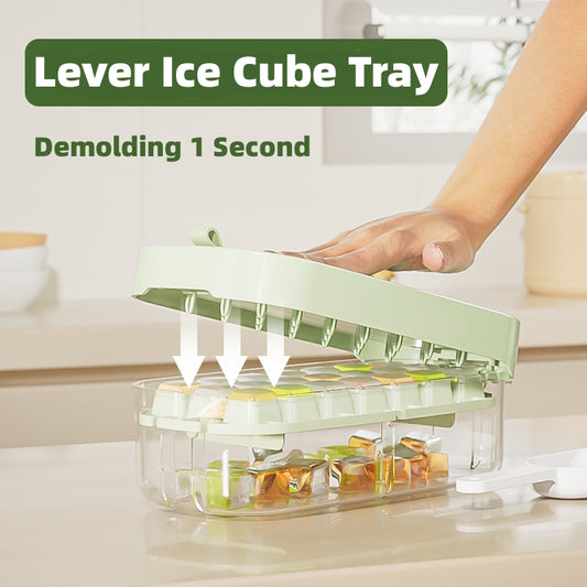 Ice Box Ice Cube kitchen  Tray Grid High Capacity Food Grade Kitchen Gadgets