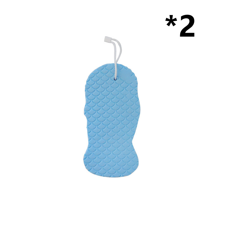 3D Body Rubbing Sponge bethroom Fish Scale Pattern Three-dimensional Bath Ball