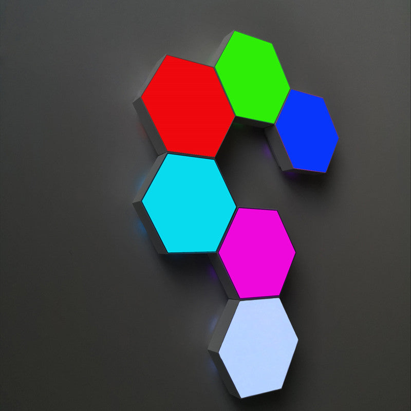 British Creative Honeycomb Modular Assembly Helios Touch Wall Lamp