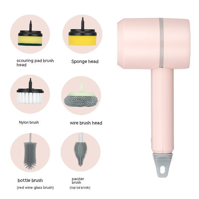 Electric kitchen  Cleaning Brush Dishwashing Brush Automatic Wireless USB Rechargeable Professional Kitchen Bathtub Tile Cleaning Brushes