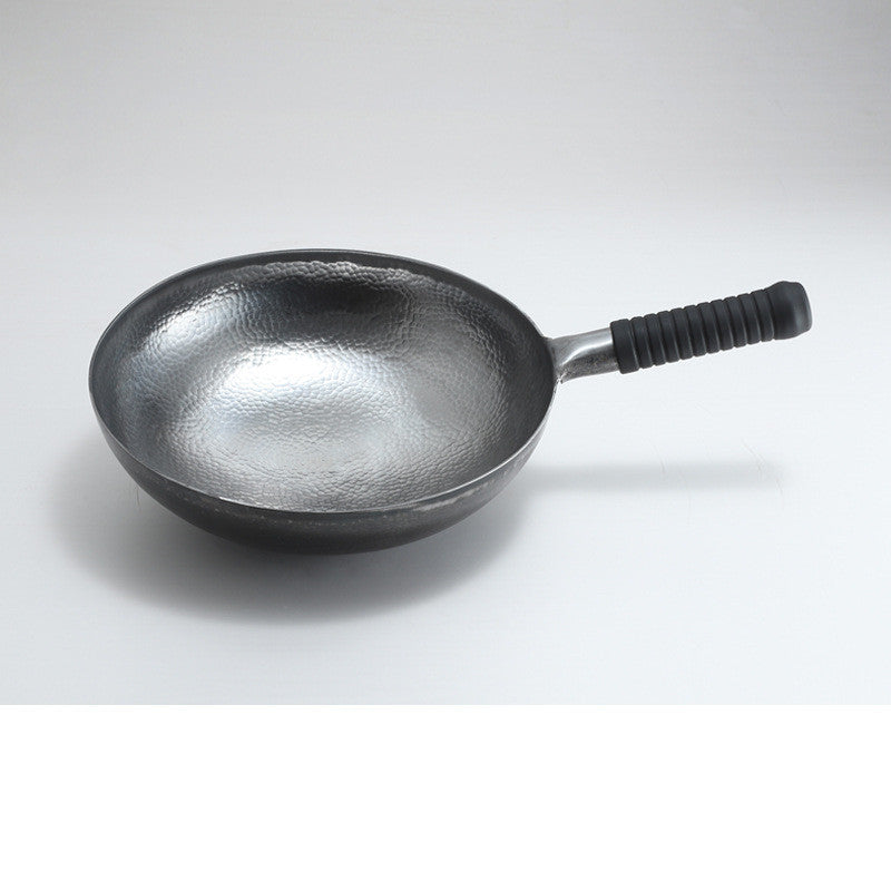 Household kitchen One-piece Non-stick Pan Uncoated Cooking