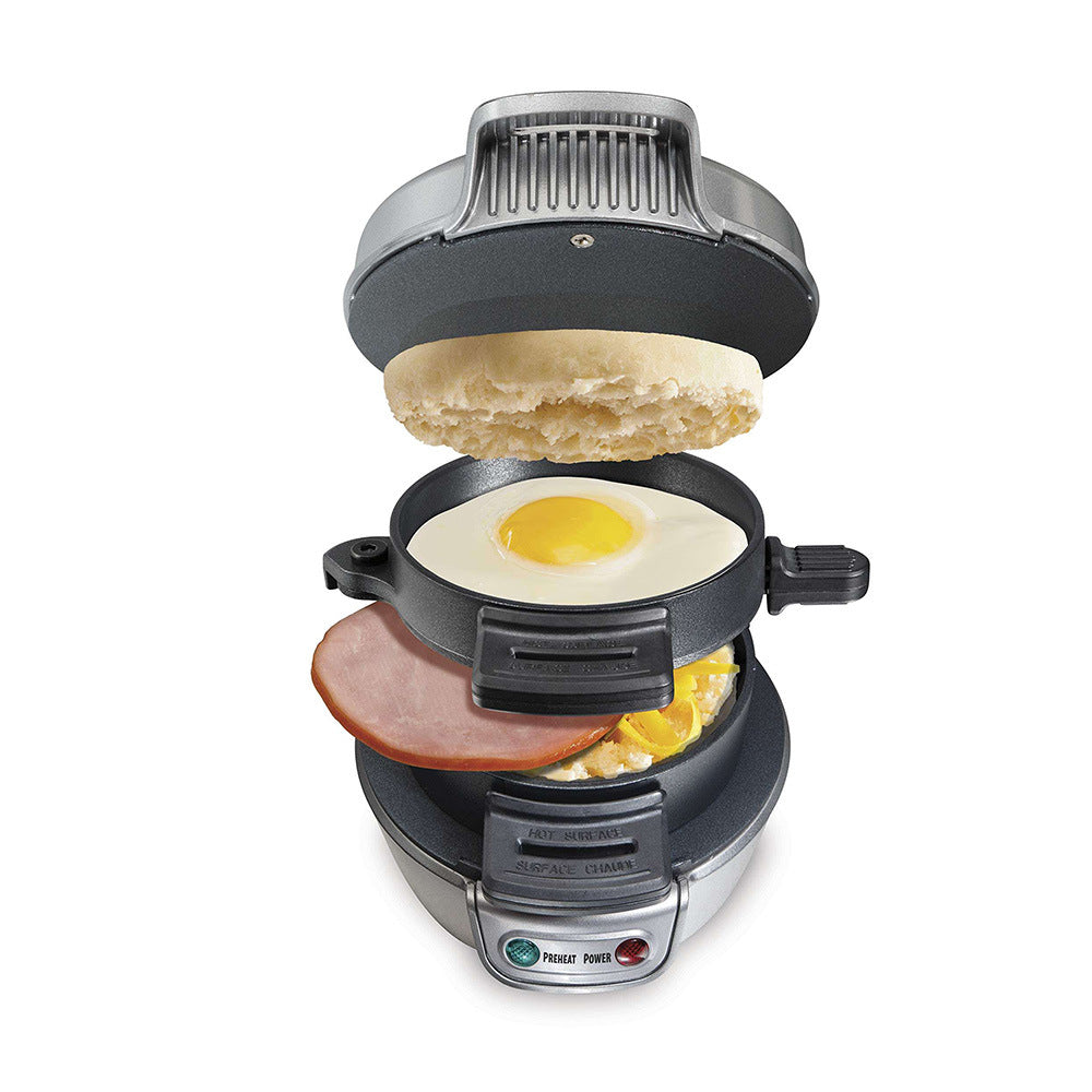 110V Hamburger kitchen Maker Sandwich Machine Fried Egg Toaster
