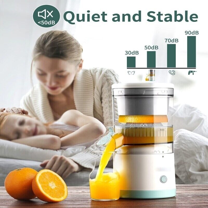 Electric kitchen Fruit Juicer Squeezer - Portable Wireless Machine For Orange Lemon USA