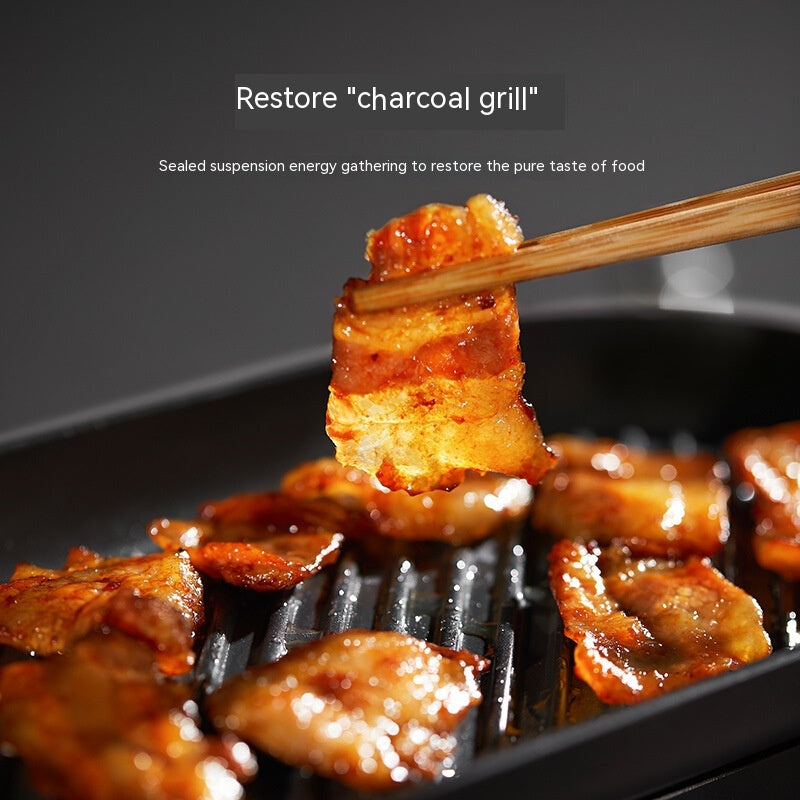 Mini Barbecue kitchen Plate Electric Baking Pan Grill Household Smoke-free