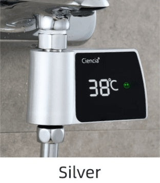 Plastic Visual bathroom Shower Faucet No Power Consumption Water Thermometer Bath