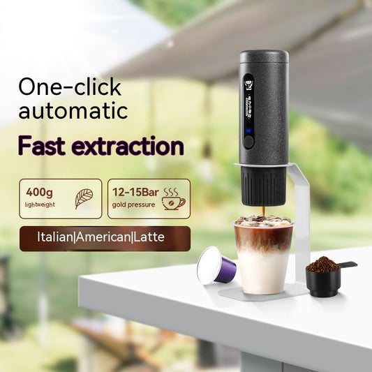 Coffee Machine kitchen Travel Portable Outdoor Small Concentrated Mini Capsule Ground Coffee Dual-use